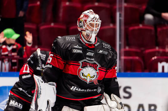 Malmö Redhawks målvakt Henri Kiviaho