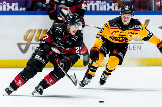 Malmö Redhawks Henrik Haapala och Luleås Isac Hedqvist