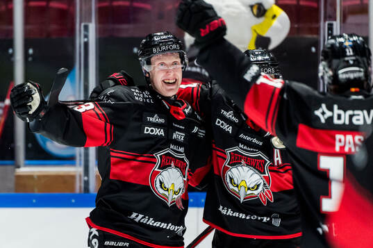 Malmö Redhawks Lassi Thomson jublar