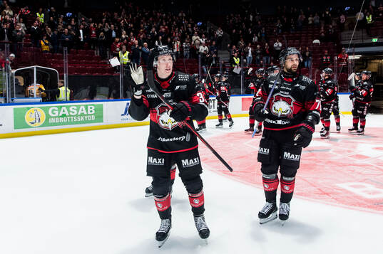Malmö Redhawks Lassi Thomson jublar