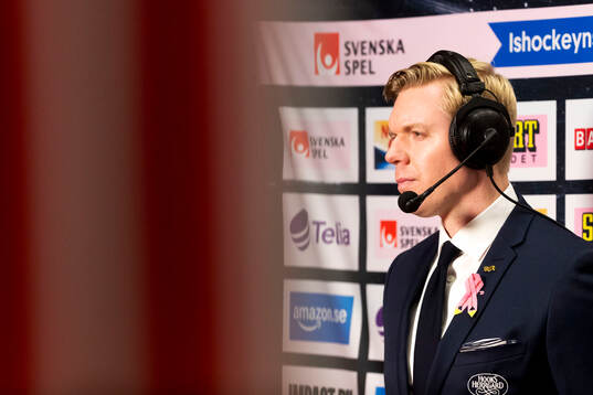 HV71s tränare Anton Blomqvist