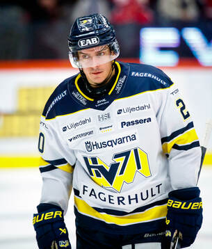 HV71s Andre Petersson deppar
