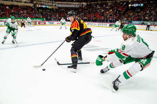 Brynäs Anton Ohlsson och Rögles Linus Sandin