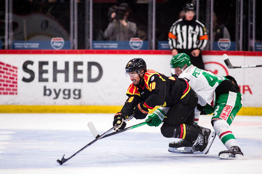 Brynäs Tyler Vesel och Rögles Jacob Peterson