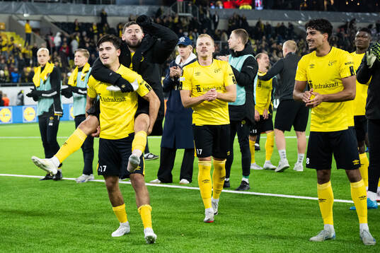 Players of Elfsborg celebrates