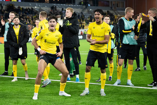 Players of Elfsborg celebrates