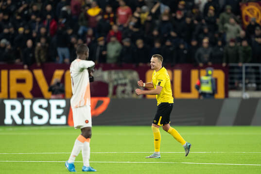 Gustav Henriksson of Elfsborg celebrates