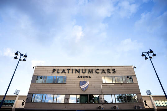 Exteriör vy av Platinumcars Arena