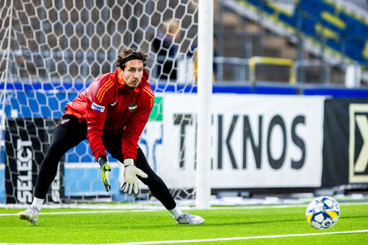 IFK Norrköpings målvakt David Mitov Nilsson på
