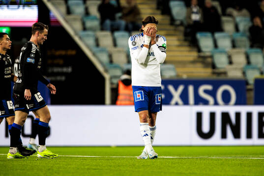 IFK Norrköpings Arnor Traustason deppar