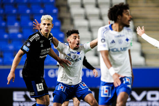 Sirius Yousef Salech och IFK Norrköpings Moutaz Neffati