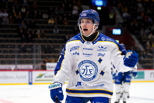 Leksands Marcus Karlberg jublar