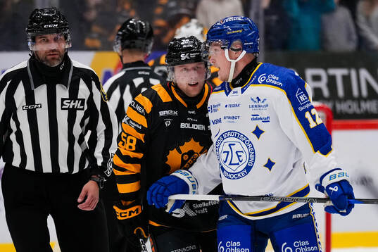 Skellefteås Oskar Nilsson och Leksands Kalle Östman