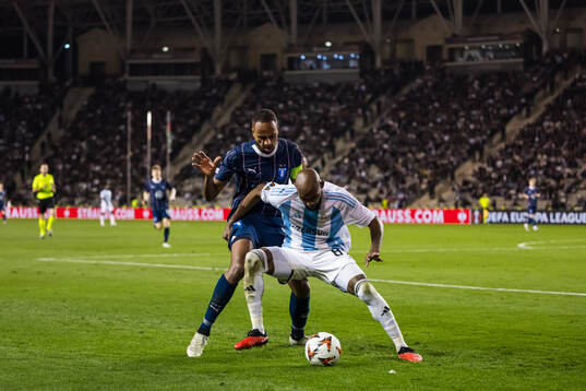 Isaac Kiese Thelin of Malmö FF and Marko Jankovic of