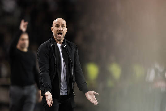 Head coach Henrik Rydström of Malmö FF uring the UEFA