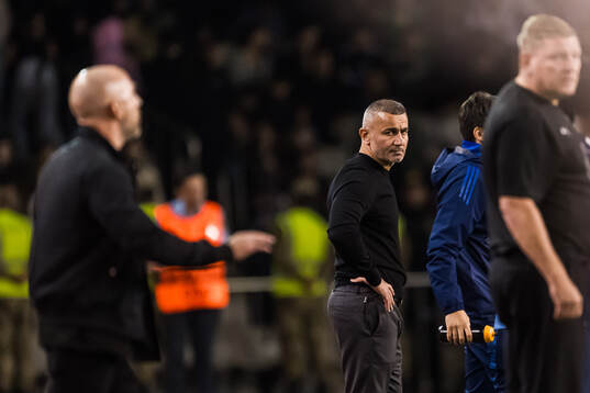 Head coach Gurban Gurbanov of Qarabag