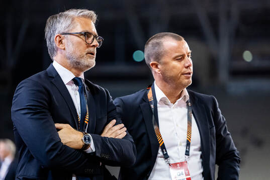 CEO Niclas Carlnen and Sports director Daniel Andersson of