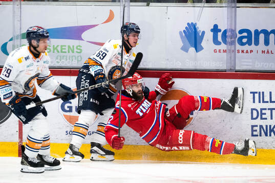 Växjös Ville Svensson och Timrås Per Svensson