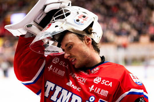 Timrås målvakt Jacob Johansson