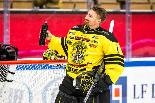 Vimmerbys målvakt Robin Christoffersson deppar