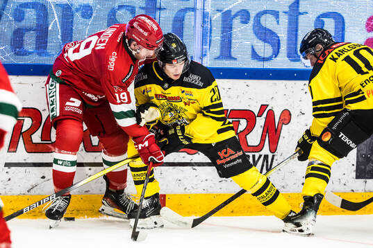 Moras Ture Linden och Vimmerbys Jesper Broeng