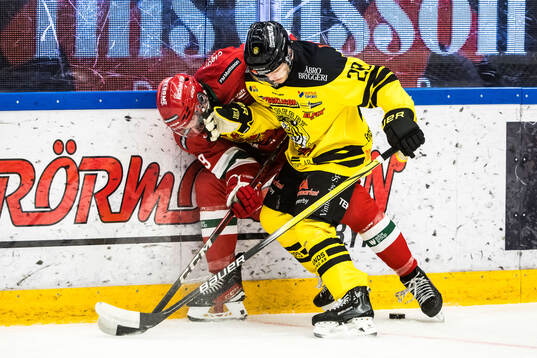 Moras Ture Linden och Vimmerbys Jesper Broeng