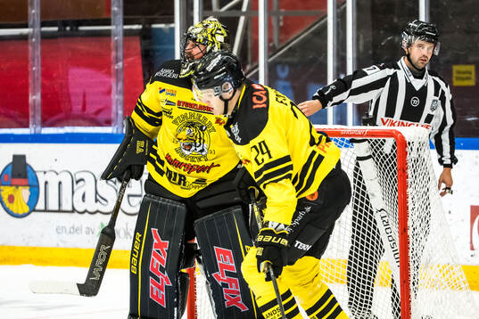 Vimmerbys målvakt Robin Christoffersson och Hampus