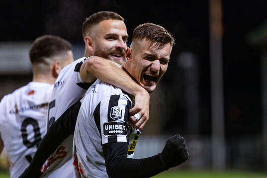 Landskronas Robin Dzabic jublar