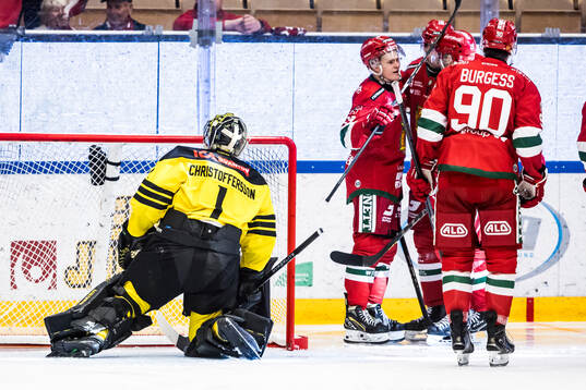 Vimmerbys målvakt Robin Christoffersson deppar