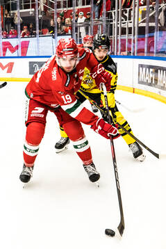Moras Ture Linden och Vimmerbys Oskar Lindgren