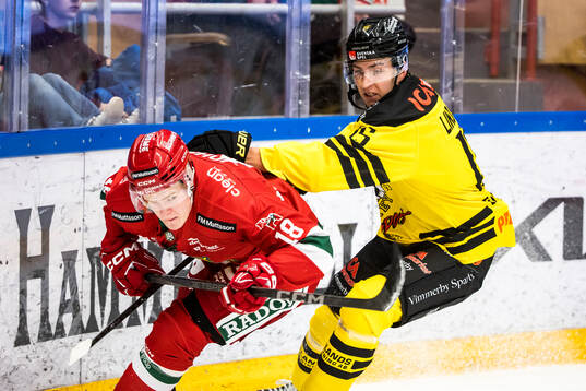 Moras Martin Johnsen och Vimmerbys Oskar Lindgren