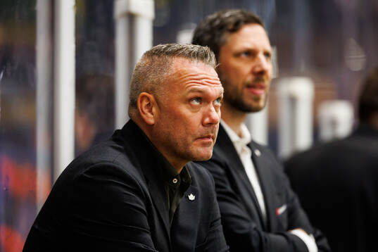 Östersunds huvudtränare Mikael Holmqvist och