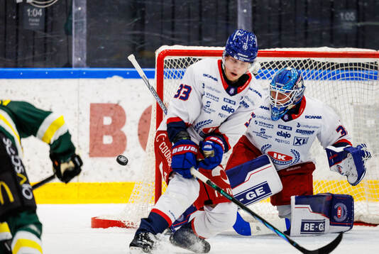IK Oskarshamns målvakt Emil Kruse