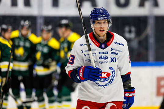 IK Oskarshamns Ludvig Östman deppar