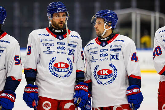 IK Oskarshamns Eero Savilahti och Michael Joyaux