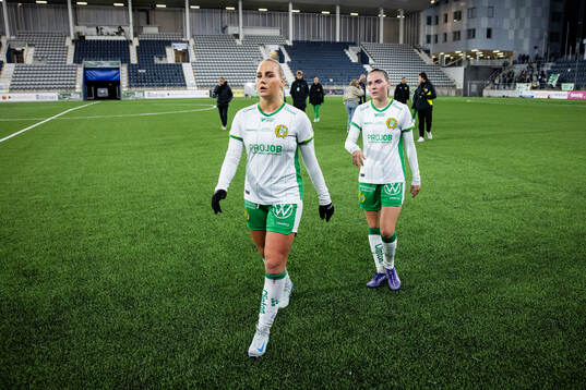 Hammarbys Cathinka Tandberg och Smilla Vallotto