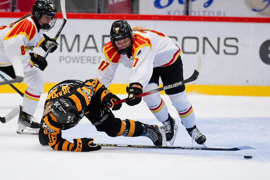 Brynäs Anna Brenkle och Skellefteås Vilma Granlund