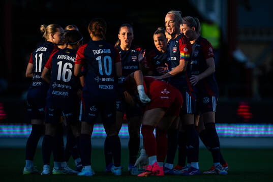 FC Rosengårds Caroline Seger med lagkamrater