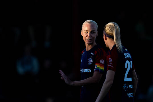FC Rosengårds Caroline Seger och Olivia Schough
