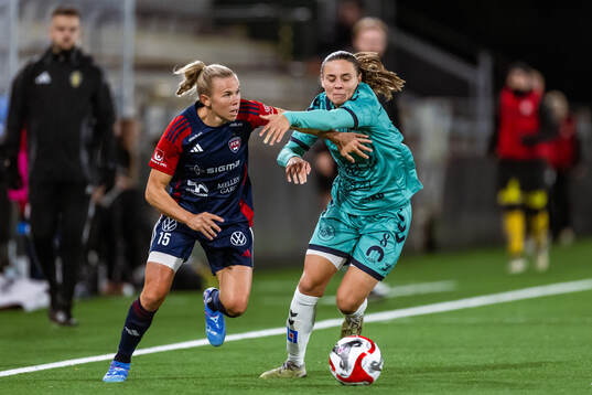 FC Rosengårds Jessica Wik och Kristianstads Alice Nilsson