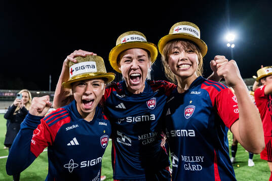 FC Rosengårds Mikaela Stojanovska, Caroline Seger och