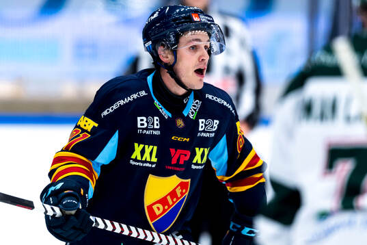 Djurgårdens Tyler Kelleher jublar