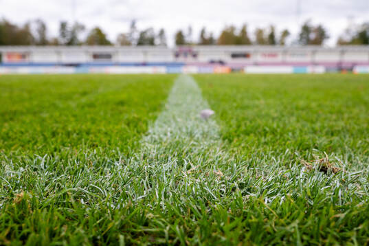 E linje på fotbollsplan