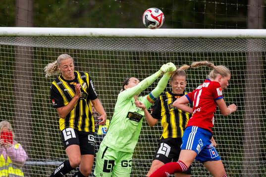 Häckens målvakt Jennifer Falk