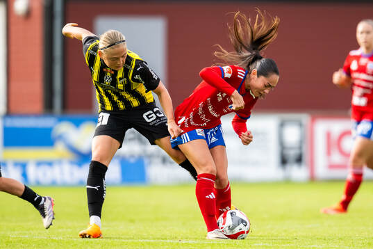 Häckens Paulina Nyström och Vittsjös Jaida Nyby