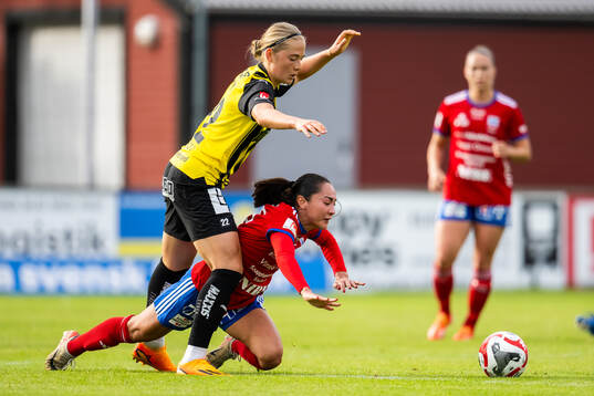 Häckens Paulina Nyström och Vittsjös Jaida Nyby