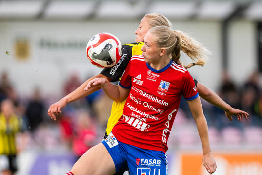 Vittsjös Cajsa Rubensson och Häckens Elma Junttila Nelhage
