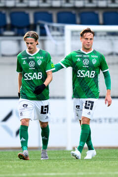 Brages Johan Arvidsson och Cesar Weilid deppar