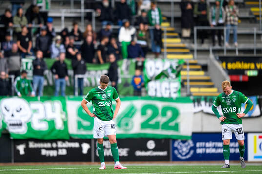 Brages Oskar Ågren och Christopher Redenstrand deppar