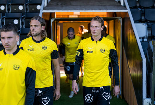 Mjällbys Tom Pettersson och Alexander Johansson